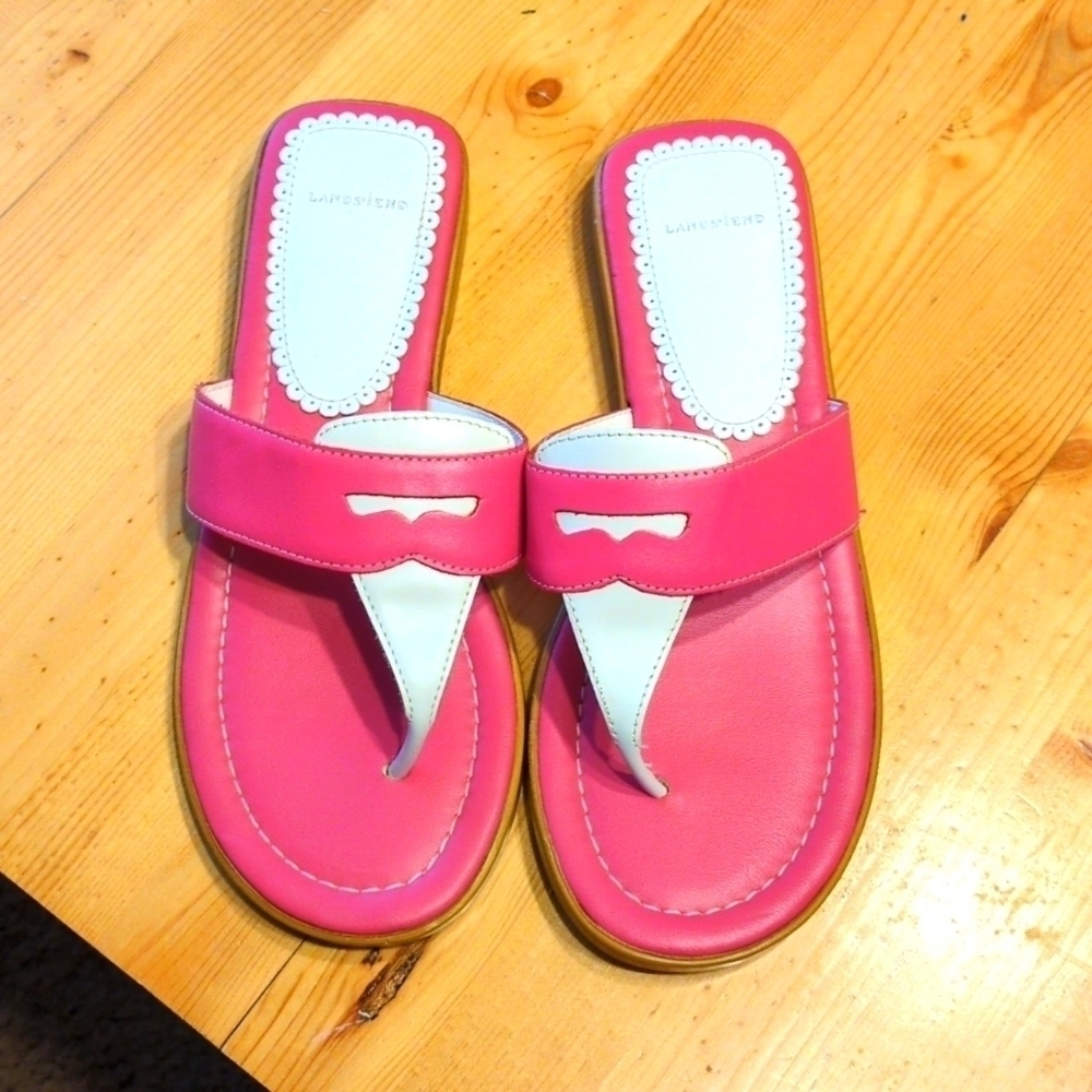 Step into Summer with Lands End Sandals - Perfect for the Beach -all day & night